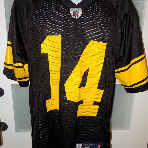 Reebok NFL Equipment Football Black Jersey #14 SWEED Size S Men's - Picture 2 of 3